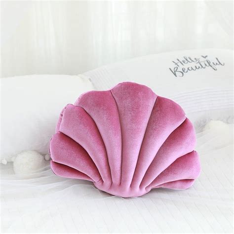 Shell Pillow Seashell Pillow Shell Cushion Decorative Etsy In 2021