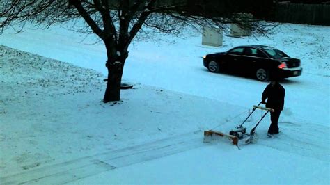 Snow Plowing Driveway 02 04 2015 Youtube