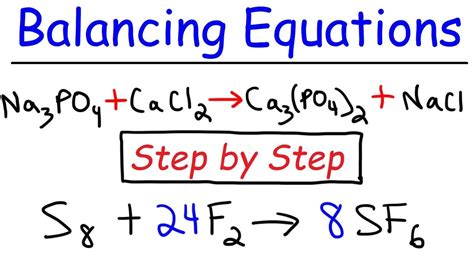 How To Balance Chemical Equations Solutions Examples