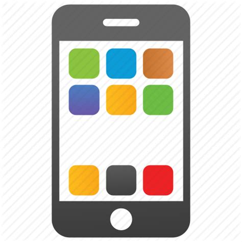 Mobile Phone Cell Icon Png Transparent Background Free Download 7447