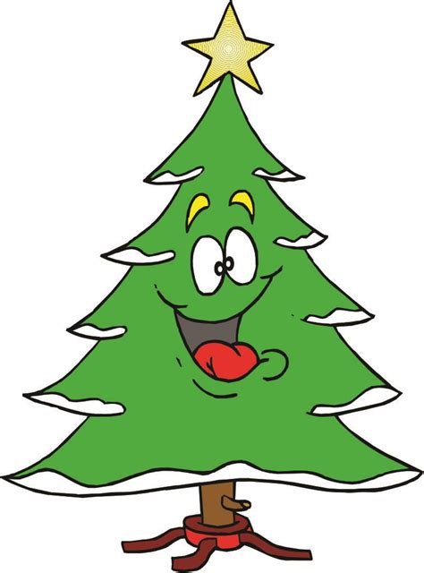 Cartoon Picture Of Christmas Tree Clipart Best