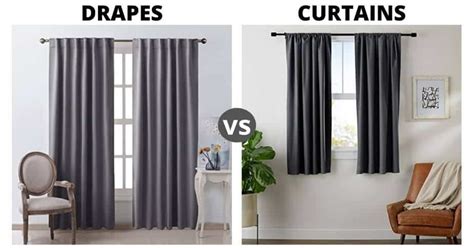 Drapes Vs Curtains The Basic Difference