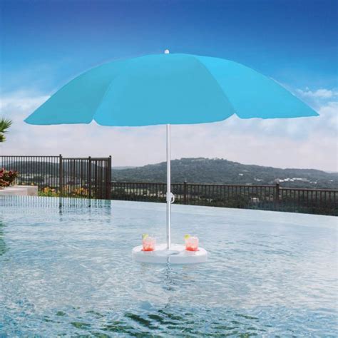 Shade Science Pb 15000 Blu Pool Buoy Floating Umbrella Pacific Blue