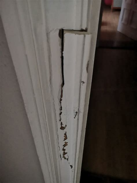 How to fix a broken door frame?