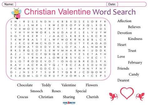 Printable Christian Word Search Cool2bkids