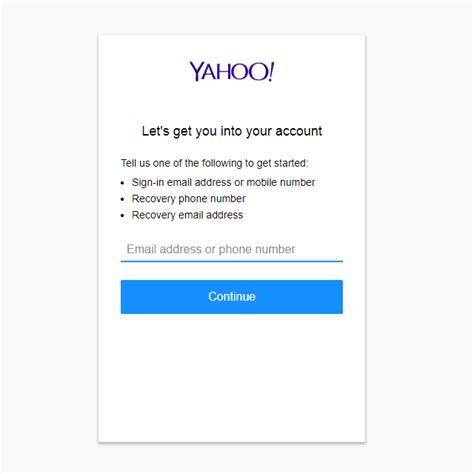 How To Reset A Forgotten Yahoo Email Password