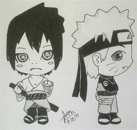 naruto and sasuke chibi by armice on deviantART