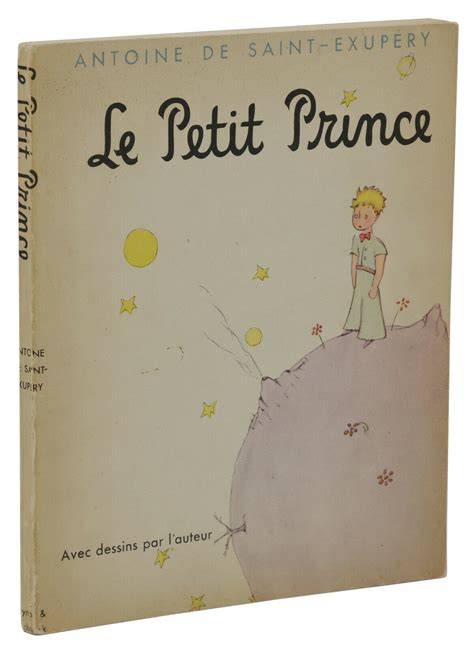 Le Petit Prince De De Saint Exupery Antoine Near Fine 1943 First