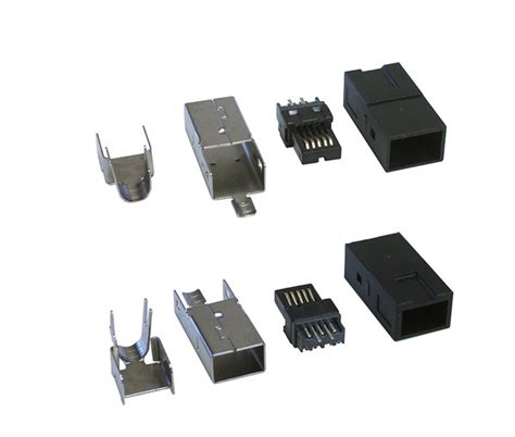 Ntc 1394b Bilingual Firewire Connector Plug Kits With Metal Shell