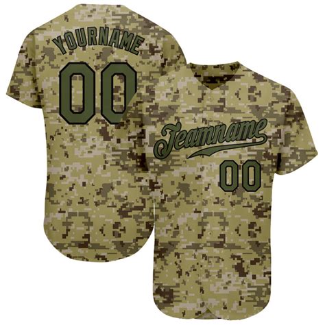 Custom Baseball Camo Jersey Maker Personalized Baseball Camo Jerseys