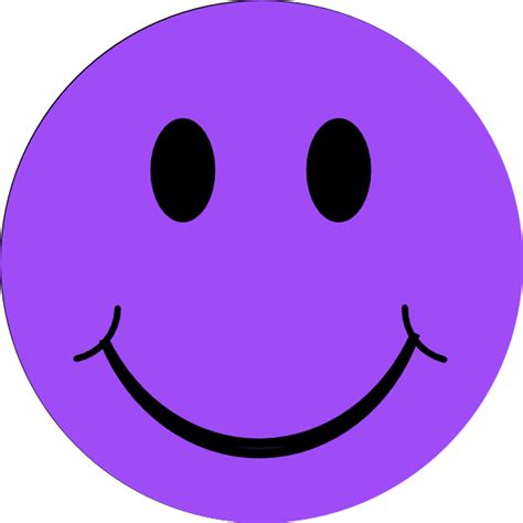 Purple Smiley Face Clipart Best
