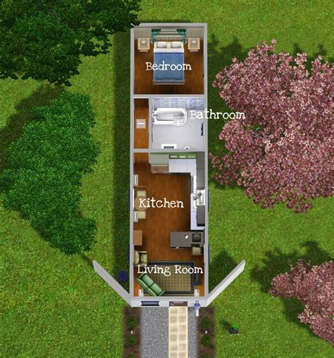 Sims 4 Micro Home Layout