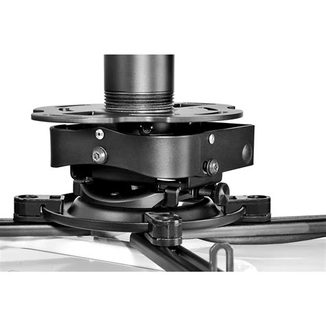 After the projector is installed, the telescopic rod can be precisely adjusted and secured with a screw. Peerless Modular Series 1.5M PRSS Ceiling Projector Mount ...