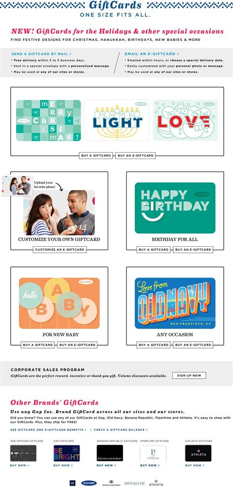 Modern gift cards offer a number of amazing benefits that are sure to please you and the recipient. GiftCards | Old Navy | Gift card, Navy gifts, New baby ...