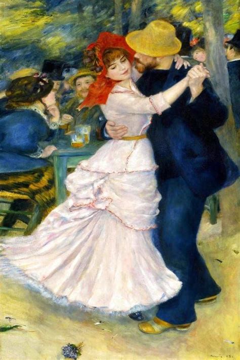 Dance At Bougival Canvas Art Print By Pierre Auguste Renoir Icanvas