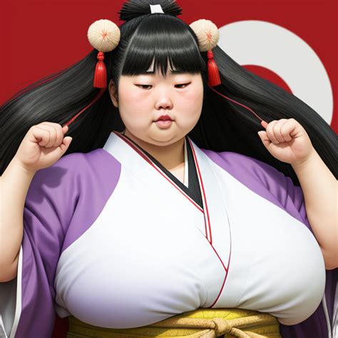 Ai Photo Website Sumo Obese Gigantic Enormous Fat Japanese Woman