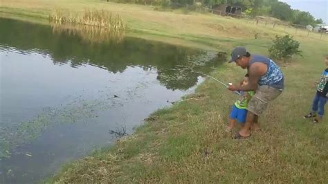 Kid Catches A Big Catfish Youtube