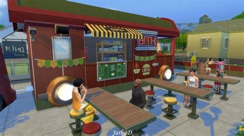 My Sims 4 Blog Mobile Fast Food Restaurant By Jarkad