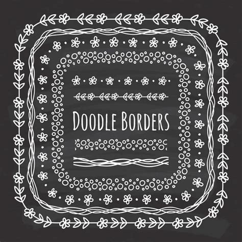 Doodle Decorative Borders Stock Vector Image By ©mhatzapa 148273065