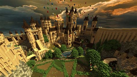 Minecraft World Map Castle