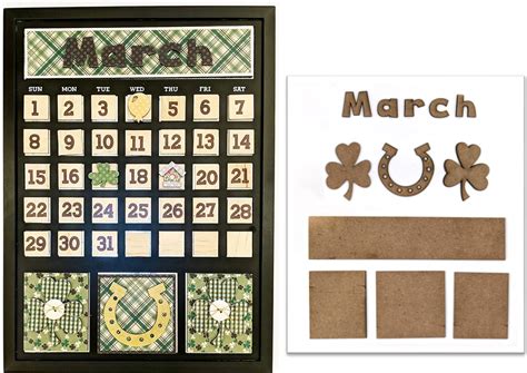 Home Decor March Calendar Kit 707486401894