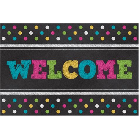Chalkboard Brights Welcome Postcards - TCR5838 | Teacher Created Resources