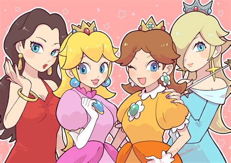 Princess Peach Rosalina Princess Daisy And Pauline Mario And 1 More