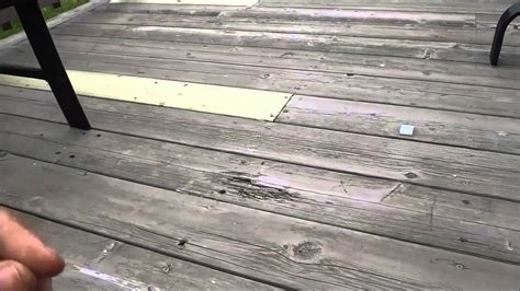 In two of the three houses we've lived in, we had it's pretty when it comes to removing existing railing, you should factor even if you believe you can remove the existing railing without damaging deck boards. How To Flip A Deck Board (Refinishing A Deck) - YouTube