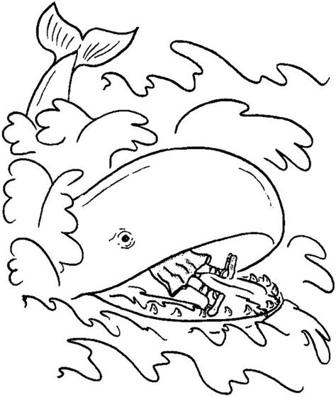 Color in this picture of jonah and the whale and others with our library of online coloring pages. A Great Whale Swallowed Jonah Body in Jonah and the Whale ...