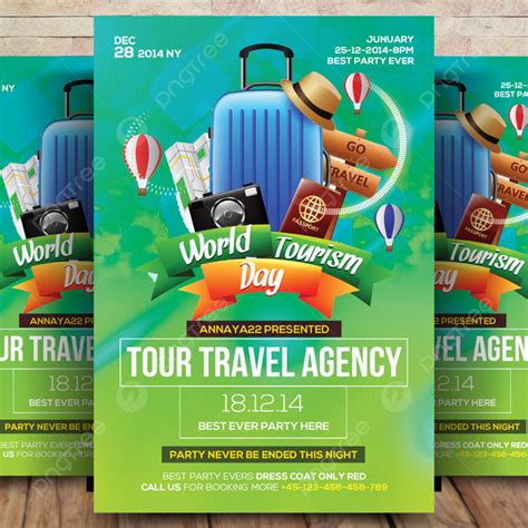 Tourism Day Flyer Template Download On Pngtree