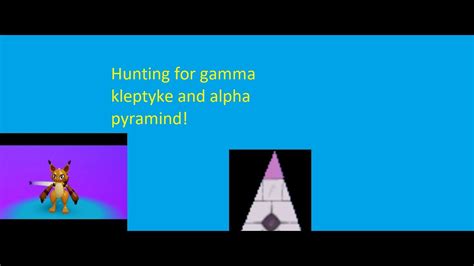 Roblox Loomian Legacy Hunting For Gamma Kleptyke And Alpha Pyramind