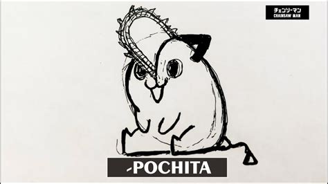 Cara Menggambar Pochita Untuk Pemula Cara Gambar Anime Chainsaw Man