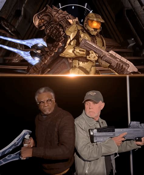 Halo Arbiter And Master Chiefs Voice Actorskeith David And Steve