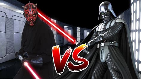 Darth Vader Vs Darth Maul Who Wins Youtube