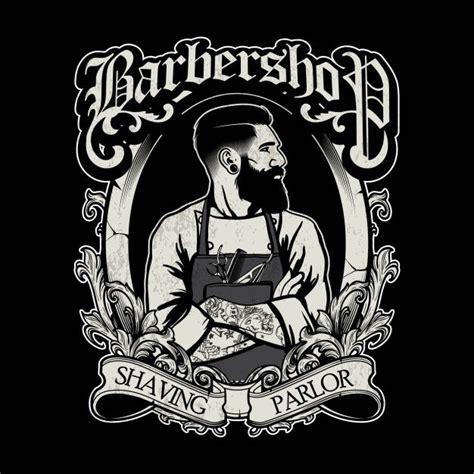 Premium Vector Barber Logo Design Logotipo Do Barbeiro Design De