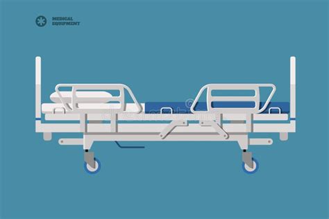 Hospital Bed Medical Equipment For Transporting Patients Stock