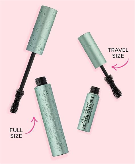 Too Faced Better Than Sex Volumizing Waterproof Mascara Travel Size