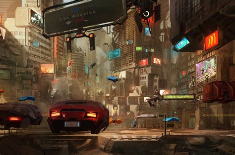Cyberpunk 2077 Night City Concept Art