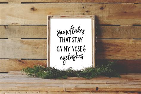 8x10 Snowflakes That Stay On My Nose And Eyelashes Etsy