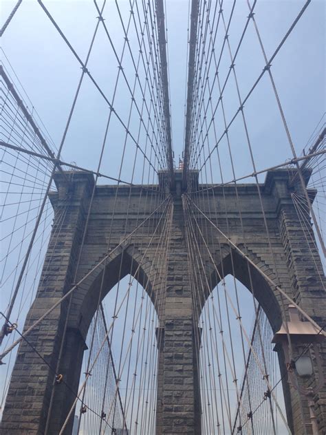 Brooklyn Bridge New York One Of The Oldest Suspension Bridges In The