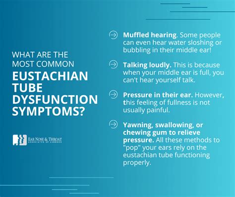 Ear Nose And Throat What Are The Symptoms Of Eustachian Tube Dysfunction