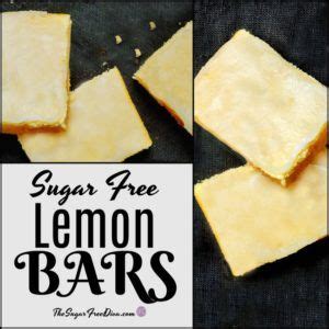 Mix until mixture is crumbly. Sugar Free Lemon Bars | Sugar free lemon bars, Sugar free ...