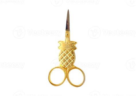 Free Gold Scissors Isolated On A Transparent Background 21356444 Png