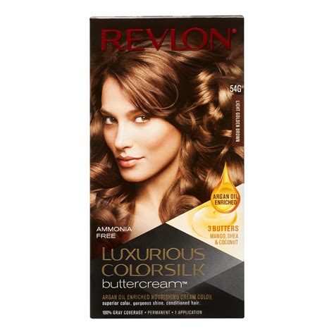 Revlon Luxurious Colorsilk Buttercream Hair Color Light Golden Brown