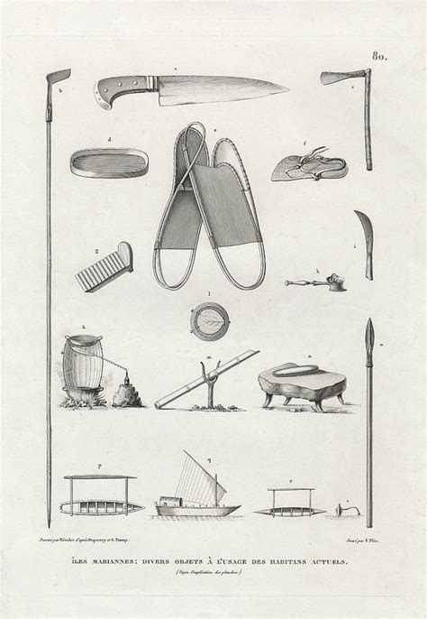 Everyday Items On Guam And Mariannas Drawing By Thomas Walsh Fine Art