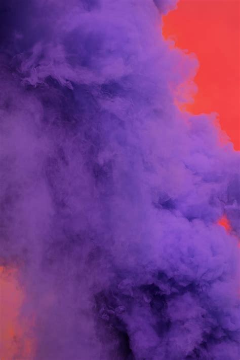 Hd Wallpaper Purple Smoke Untitled Colorful Red Colour Smoke