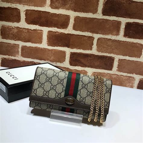 Gucci Ophidia Gg Chain Wallet Intofakes