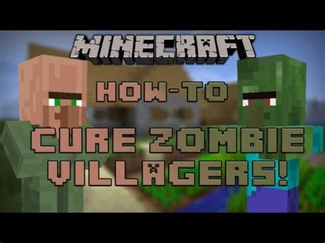 First, we need to find our zombie villager and trap it. Minecraft HOW TO: CURE A ZOMBIE VILLAGER! 1.6! - YouTube