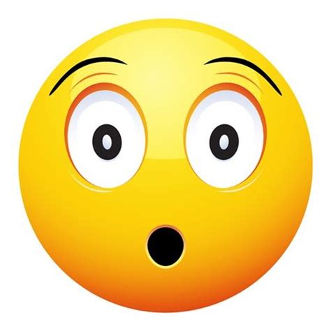 Shocked Emoji With Open Mouth | Emoji Art Prints | Emoji ...