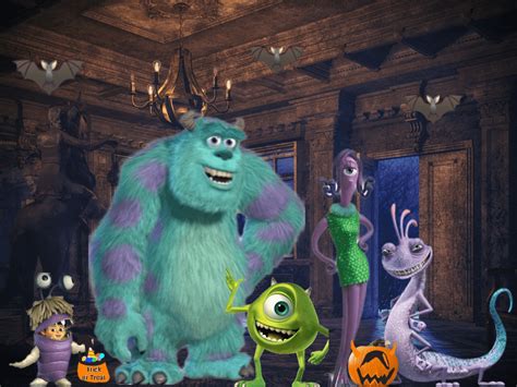 Check Out This Monsters Inc Inspired Halloween Wallpaper I Madeboo